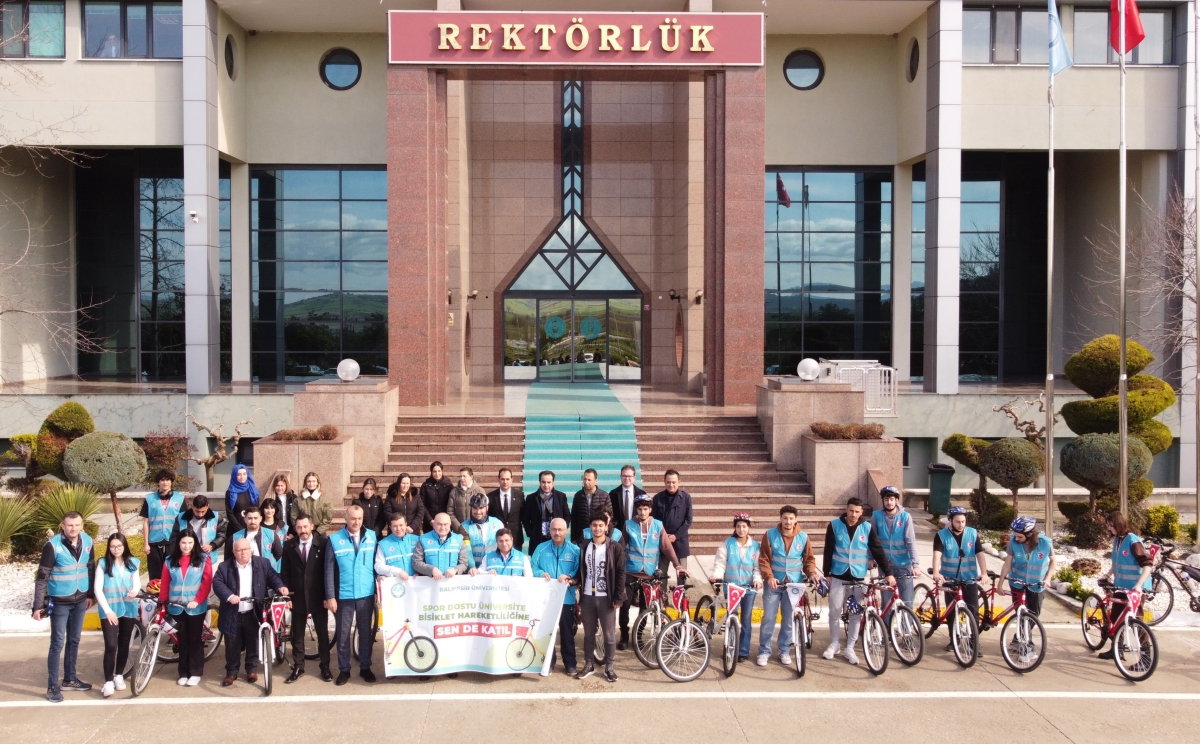 Balıkesir Üniversitesi'nden “Bisiklet Hareketliliğine Sen De Katıl” etkinliği