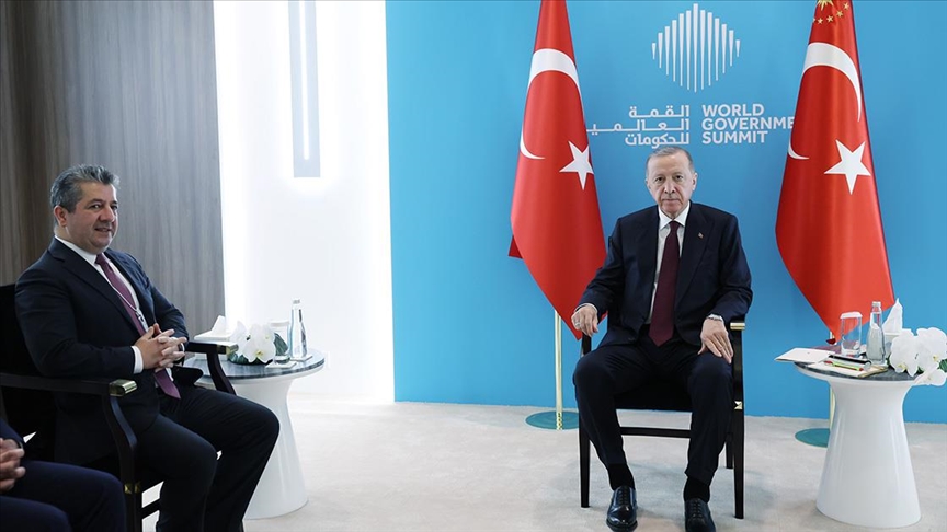 Erdoğan, Barzani ile görüştü!
