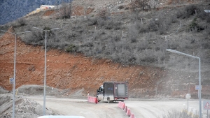 Erzincan İliç'teki madende çalışmalar heyelan riski göz önünde bulundurularak yürütülüyor