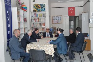 Karesi Belediye Başkanı Dinçer Orkan'dan ÇYDD Balıkesir Şubesine ziyaret