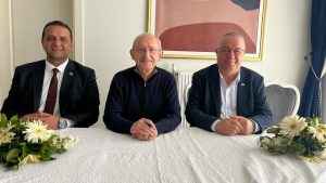 CHP Edremit Belediye Başkan Adayı Mehmet Ertaş, Kılıçdaroğlu ile bir araya geldi