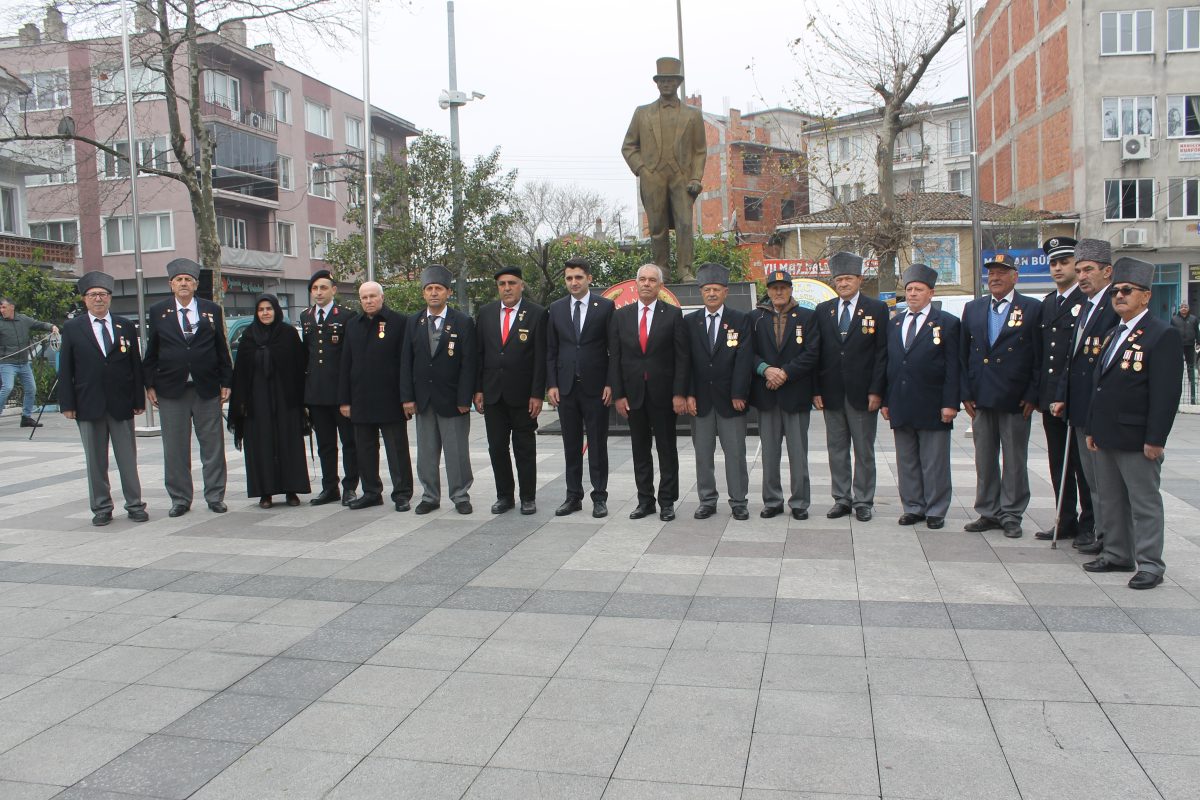 Manyas'ta 18 Mart Şehitleri Anma Günü ve Çanakkale Deniz Zaferi'nin 109. yıl dönümü programı