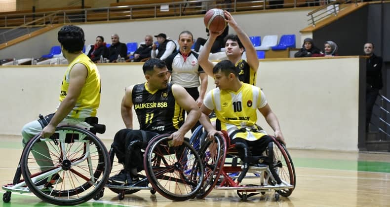 Balıkesir Büyükşehir Belediyespor, Tekerlekli Sandalye Basketbol Süper Ligi A Grubu’nda Şanlıurfa’yı yendi