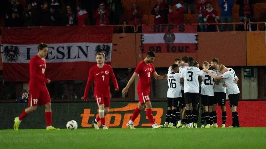 A Milli Futbol Takımı Avusturya ile deplasmanda oynadığı hazırlık maçını 6-1 kaybetti!