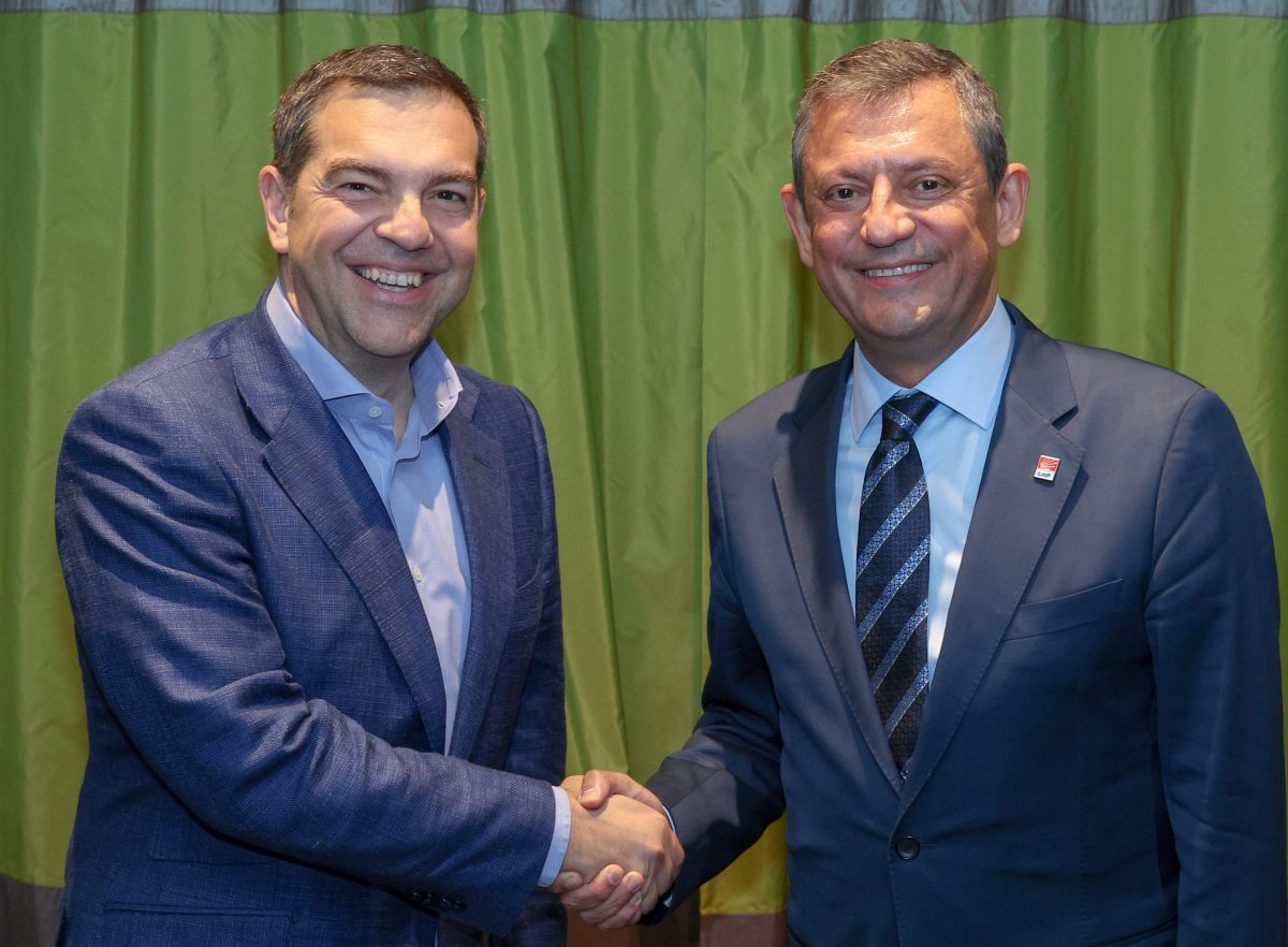 CHP Genel Başkanı Özgür Özel, eski Yunanistan Başbakanı Aleksis Çipras ile görüştü
