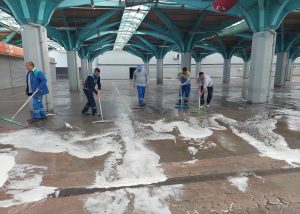 Bandırma Belediyesi'nden Bayram temizliği