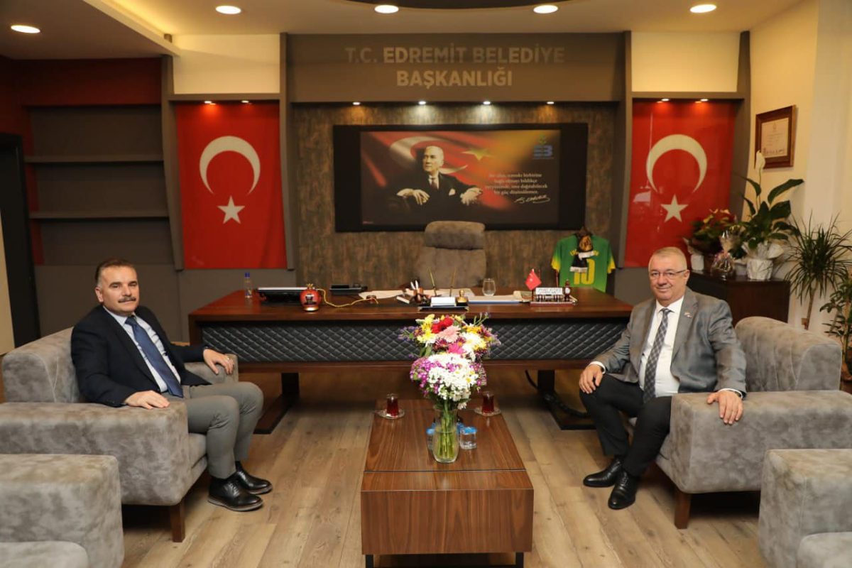 Kaymakam Odabaş'tan Mehmet Ertaş'a ziyaret