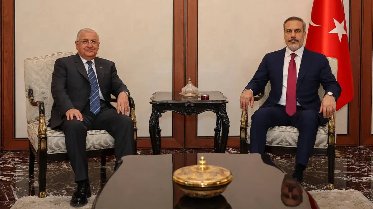 Dışişleri Bakanı Hakan Fidan, Milli Savunma Bakanı Yaşar Güler ile görüştü.