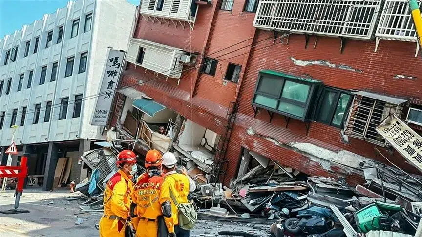 Tayvan'daki 7,4'lük depremde ölenlerin sayısı 13'e yükseldi